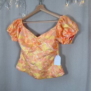 SONG OF STYLE Revolve Off the Shoulder Top Size M
